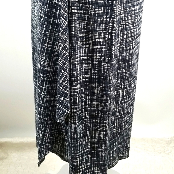 BCBGMAXAZRIA Wrap Dress with Assemetric Hemline - Picture 7 of 10